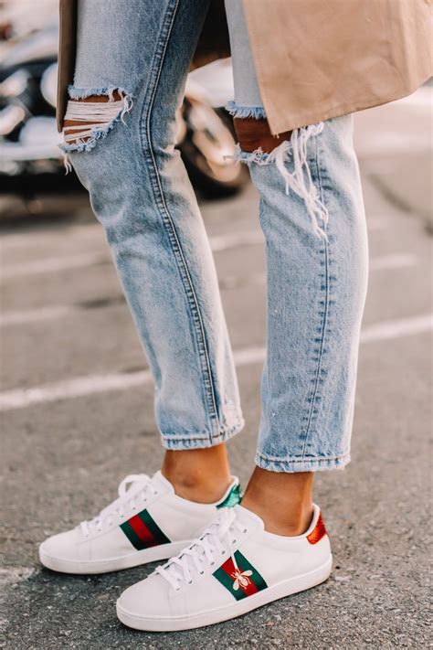 what do i put on with my gucci sneakers|Gucci style shoes.